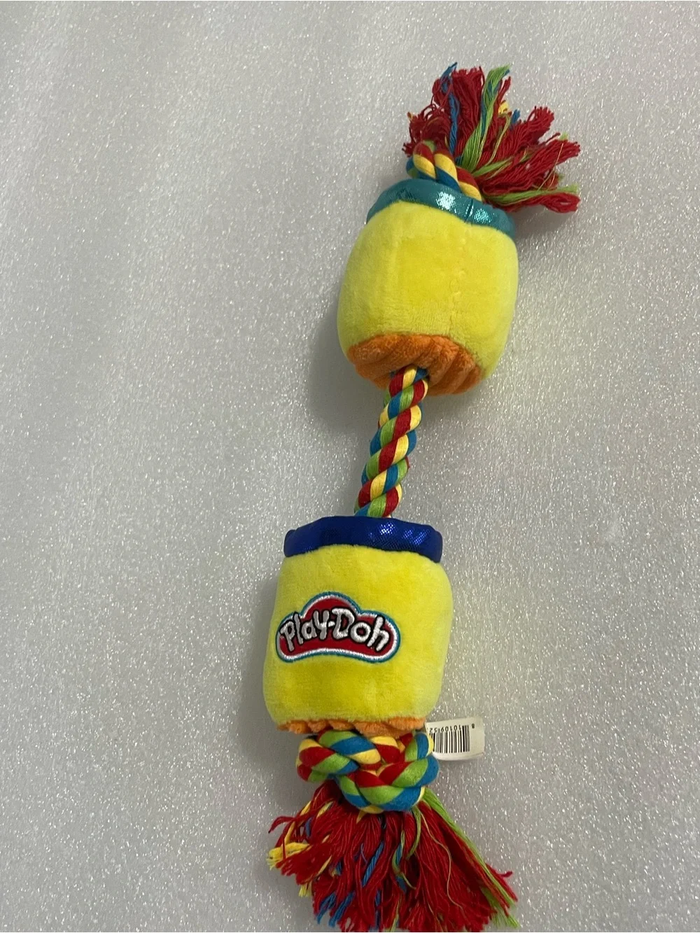 Play-Doh Yellow Plush Rope Dog Toy
